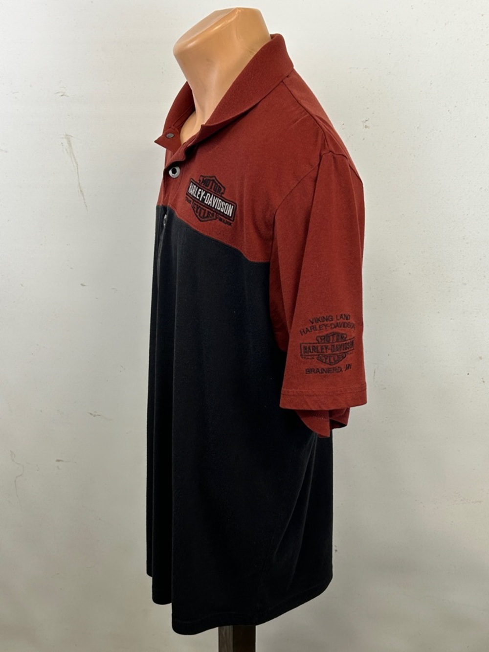 Harley-Davidson short sleeve polo shirt. L - Picture 4 of 7